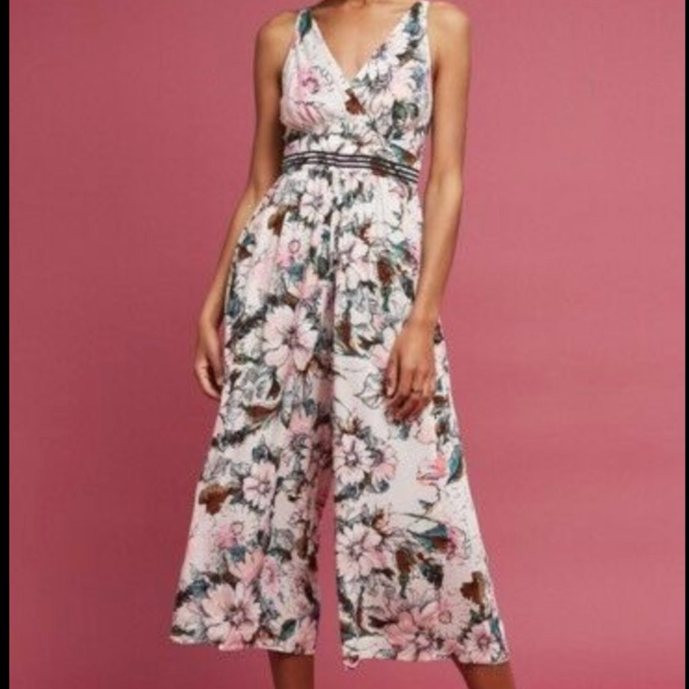 Anthropologie Plenty Tracy Reese Gwyneth Jumpsuit